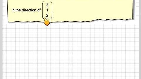 Finding the vector and cartesian equations of a line in 3D