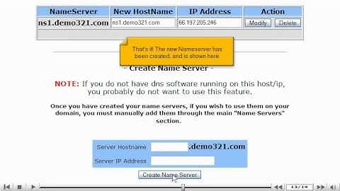 Creating Private Nameservers at OpenSRS - Canadian Web Hosting