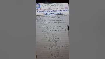 #maths  #cambridge OLEVEL OXFORD BOOK 2 (D2) 7TH  EDITION EX.2E Q2C