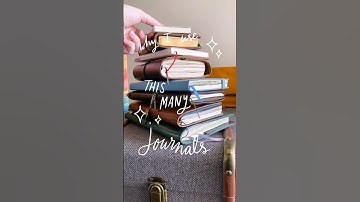 Why I use this many notebooks - about my journaling system 📚 #shorts
