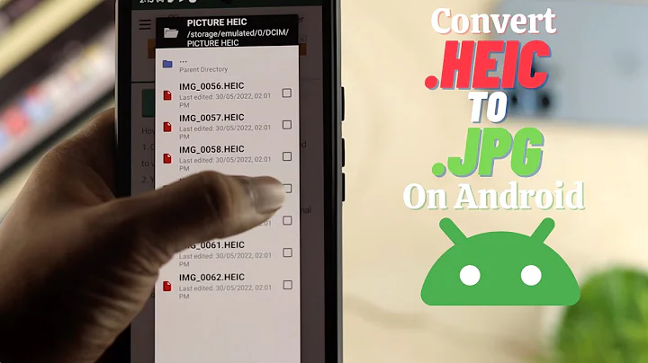 Change HEIC/ HEIF Photo Format to JPG in Android Phone