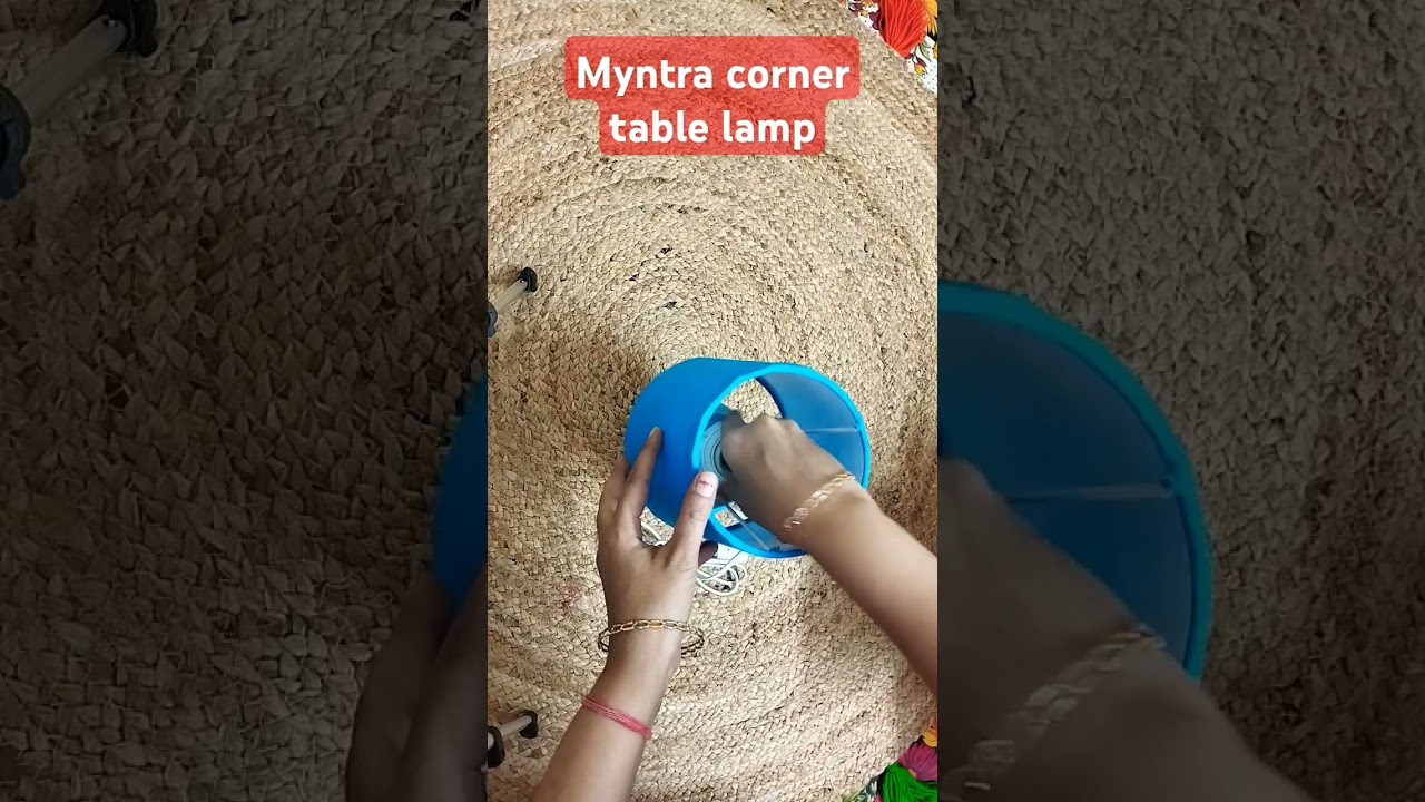 Myntra corner table lamp