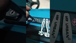 Urban luggage how to change password and unlock basic tutorial.