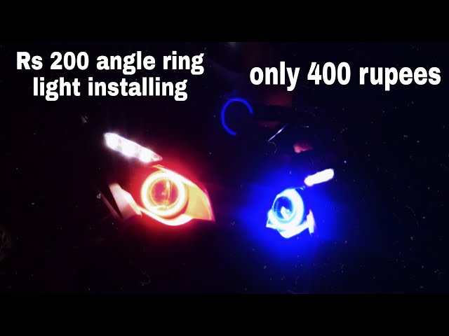 acube mart RS 200 ring light /Demon / Angel Eyes RGB bluetooth ring light  set of 2 Projector Lens Price in India - Buy acube mart RS 200 ring light  /Demon /