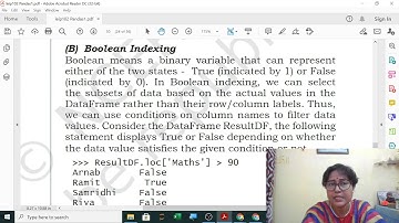 ACCESSING DATAFRAME ELEMENTS || df.loc[] || SLICING DATAFRAME ||Accessing through Indexing || 12 IP
