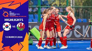 Fih Hockey World Cup 2026 Qualifier, Hyderabad, India - Match 13: Korea Vs Wales