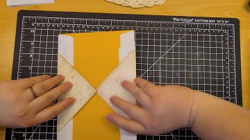 Craft with me: Stacked envelope journal part 1