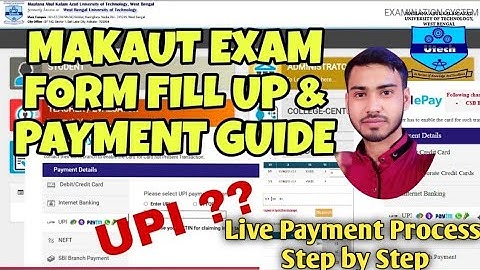 MAKAUT EVEN SEM Exam Form Fill-Up Full Process & Payment Guide 2025 | How to Apply? #makaut #fees