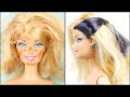 İNANILMAZ DIY BARBIE DÖNÜŞÜMÜ - Eski Bebeğini Yenile ~ Muhteşem Vücut Boyama ve Saç Yapımı Fikirleri