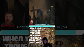 When you thought the fight was over #foryou #gaming #gameplay #re8 #residentevilvilage #lycan #clips