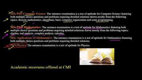 CHENNAI MATHEMATICAL INSTITUE(CMI) EXAM INFORMATION,EXAM PATTERN,ELIGIBILITY,IMPORTANT DATES
