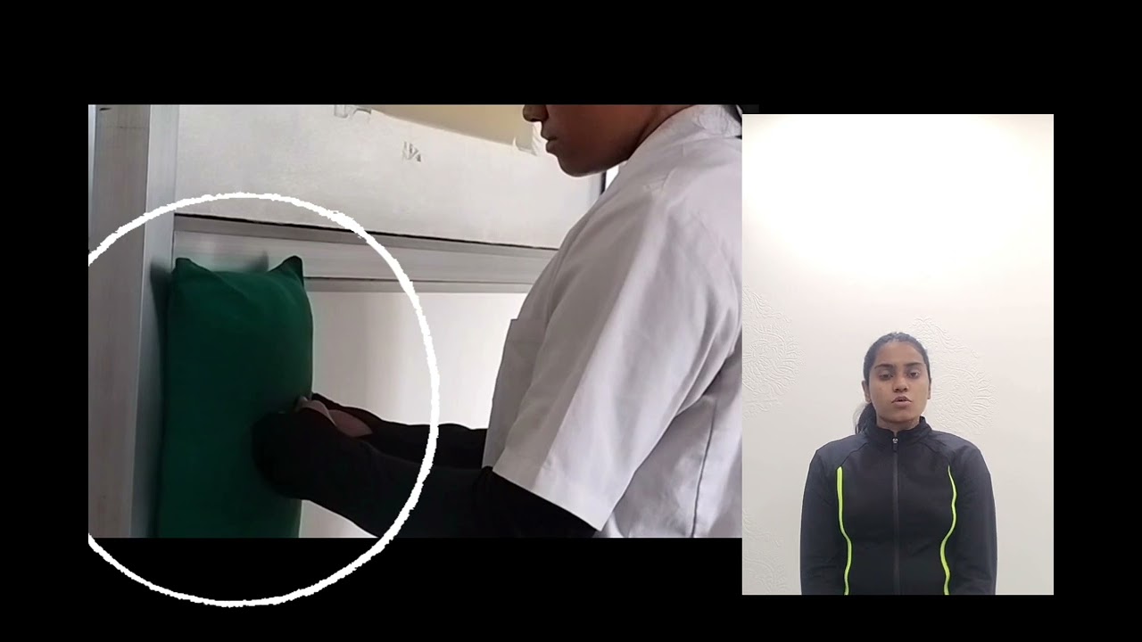 SHOULDER FLEXION (ISOMETRIC EXERCISE)