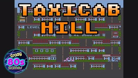 Taxicab Hill // Atari 800 8Bit Game