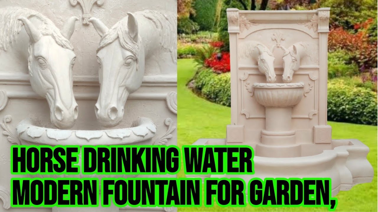 Horse Drinking Water Modern Fountain for Garden