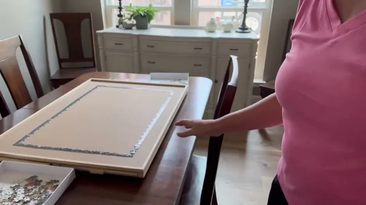 ALL4JIG 1500 Piece Rotating Puzzle Board with Drawers and Cover, Portable Wooden Jigsaw Puzzle Table