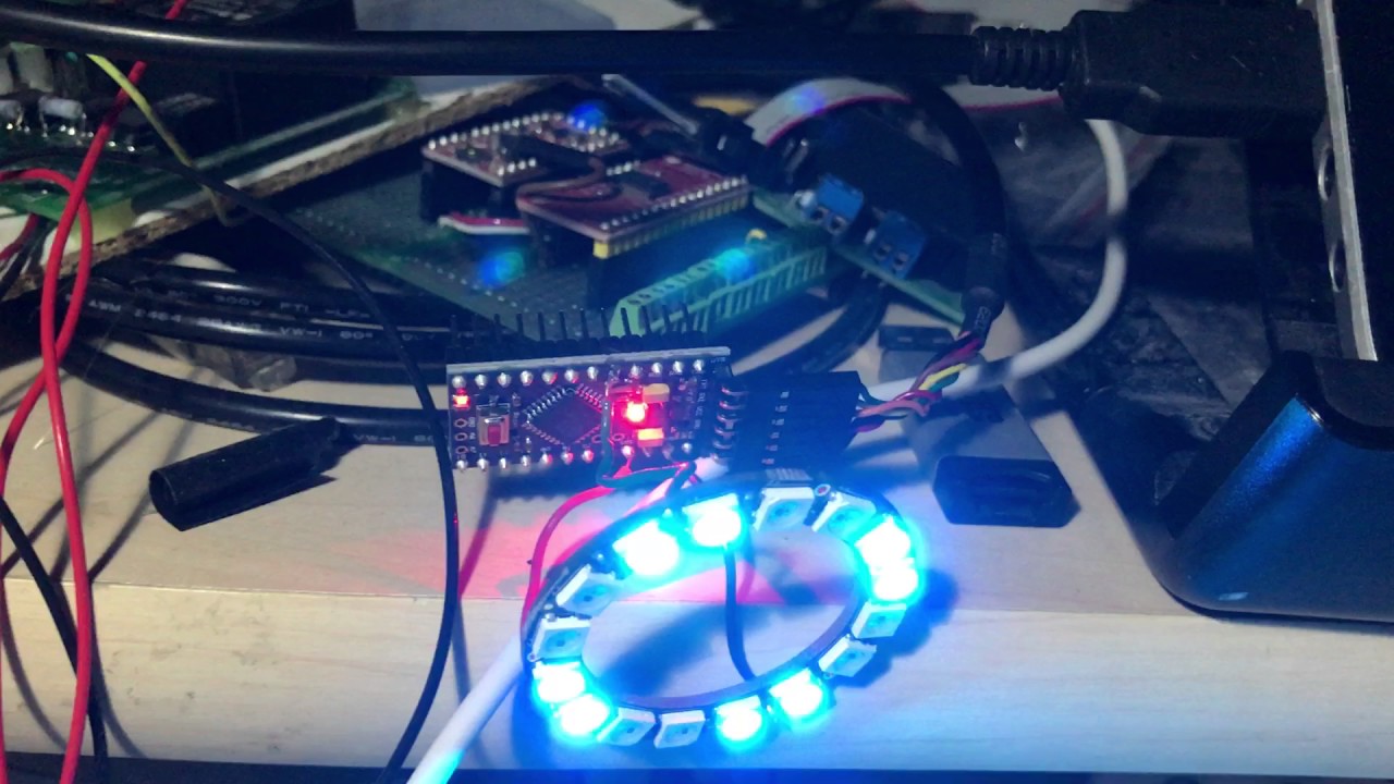 Jinx! driving WS2812B (NeoPixel) over serial with Arduino - YouTube