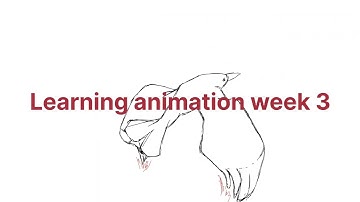week 3 of learning  animation from scartch #animationprocess #animationcourse #2danimation