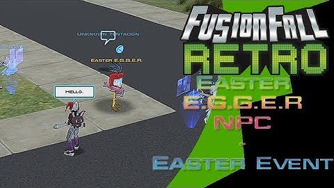 Easter E.G.G.E.R NPC - FusionFall Retro [Easter Event]
