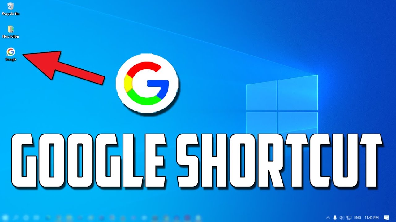 How To Create Or Add Google Shortcut On Desktop YouTube