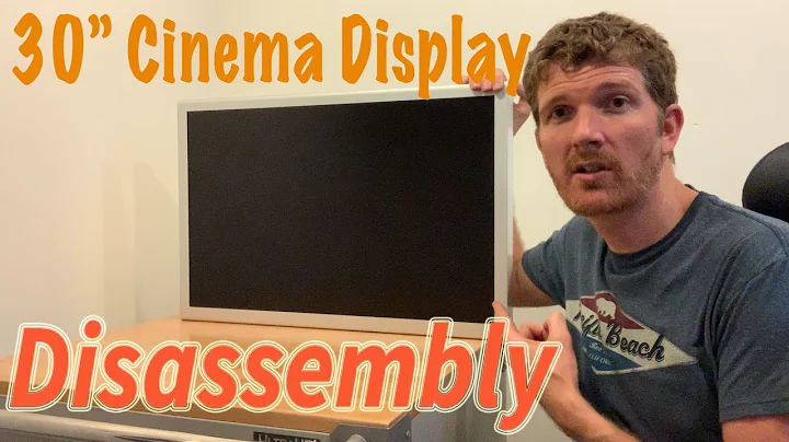 Apple Cinema Display Disassembly 🛠📺 - How To - 30 inch (let's take it apart)