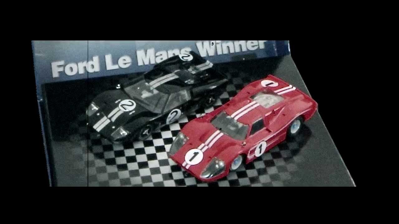 NSR SET04 – Ford GT40 Mk II / Mk IV – Vainqueur 24h Du Mans 1966/1967 – Slot 1/32 (neuf)