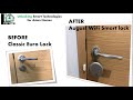 HomeKit August Smart Lock with Euro Lock Cylinders