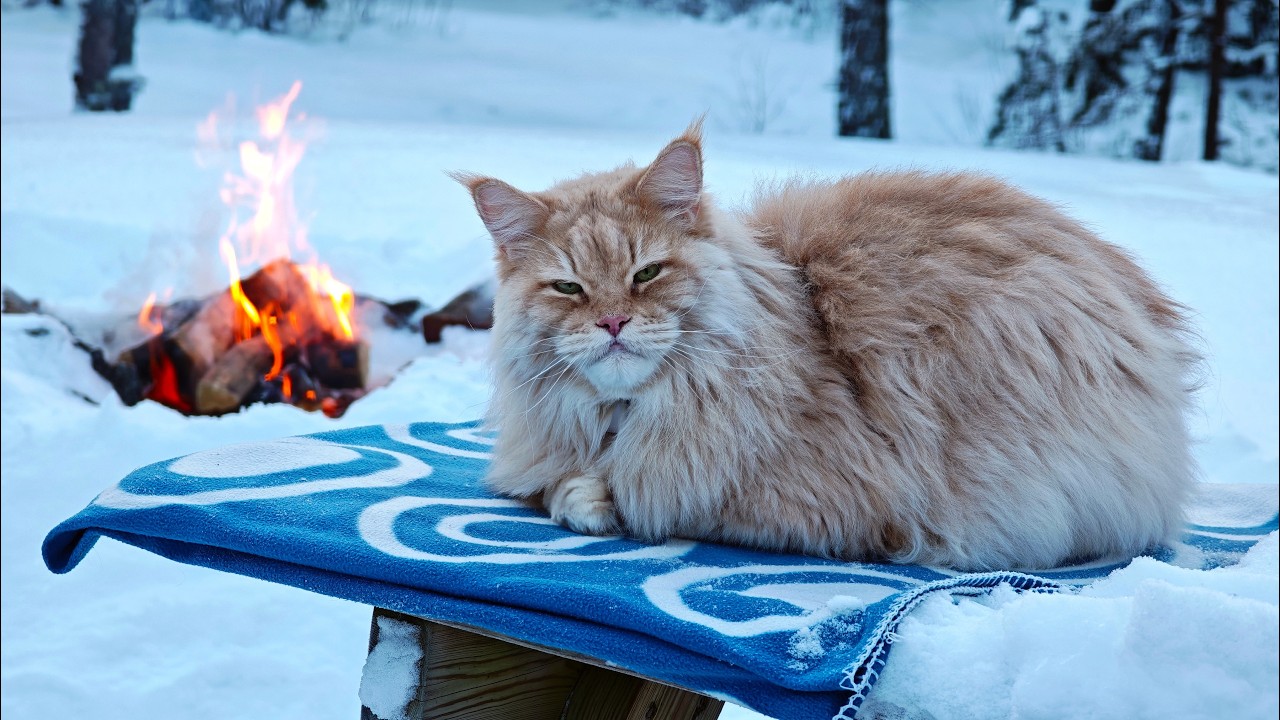 Relax With Buster by the Fire
