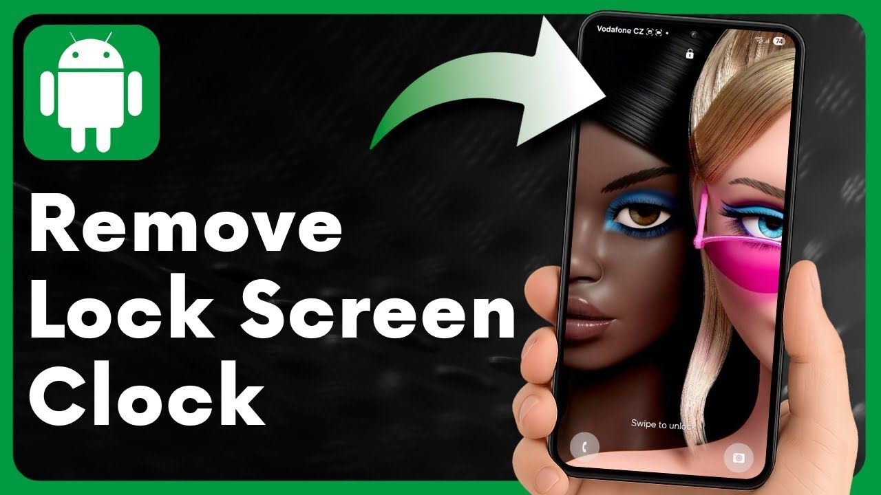 How to Remove Clock from Lock Screen on Android - YouTube