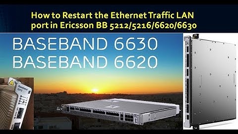 How to restart the Ethernet traffic LAN interface in Ericsson BB 5212,BB 5216,BB 6620,BB 6630 ?