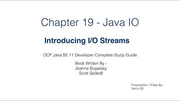 IO Streams - Part 02 - IO Stream Introduction - Java IO (Input/Output)