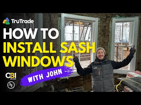How To INSTALL SASH WINDOWS | DIY Series