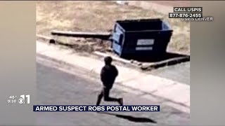Robbery suspect sought after USPS mail carrier targeted in Colorado