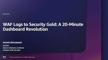 AWS re:Inforce 2025 - WAF logs to security gold: A 20-minute dashboard revolution (NIS323)