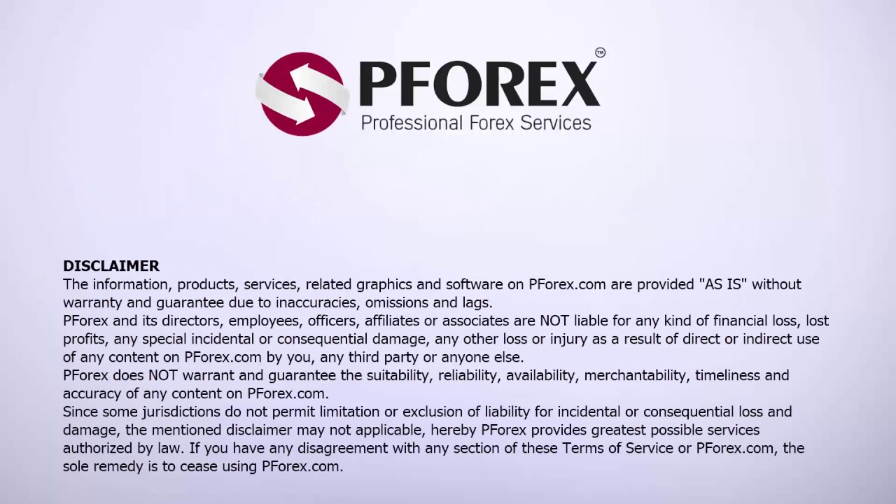 Disclaimer of opinion forex