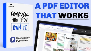 A PDF Editor That WORKS - How To Edit, Fill & Sign Forms With PDFelement