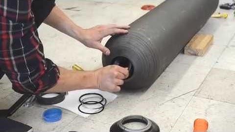 How To Repair and Rebuild a Bottom Mount Type Accumulator | demonstration only