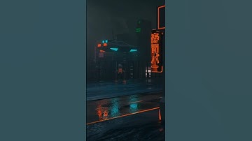 Sci-fi 3d animation scene render in blender