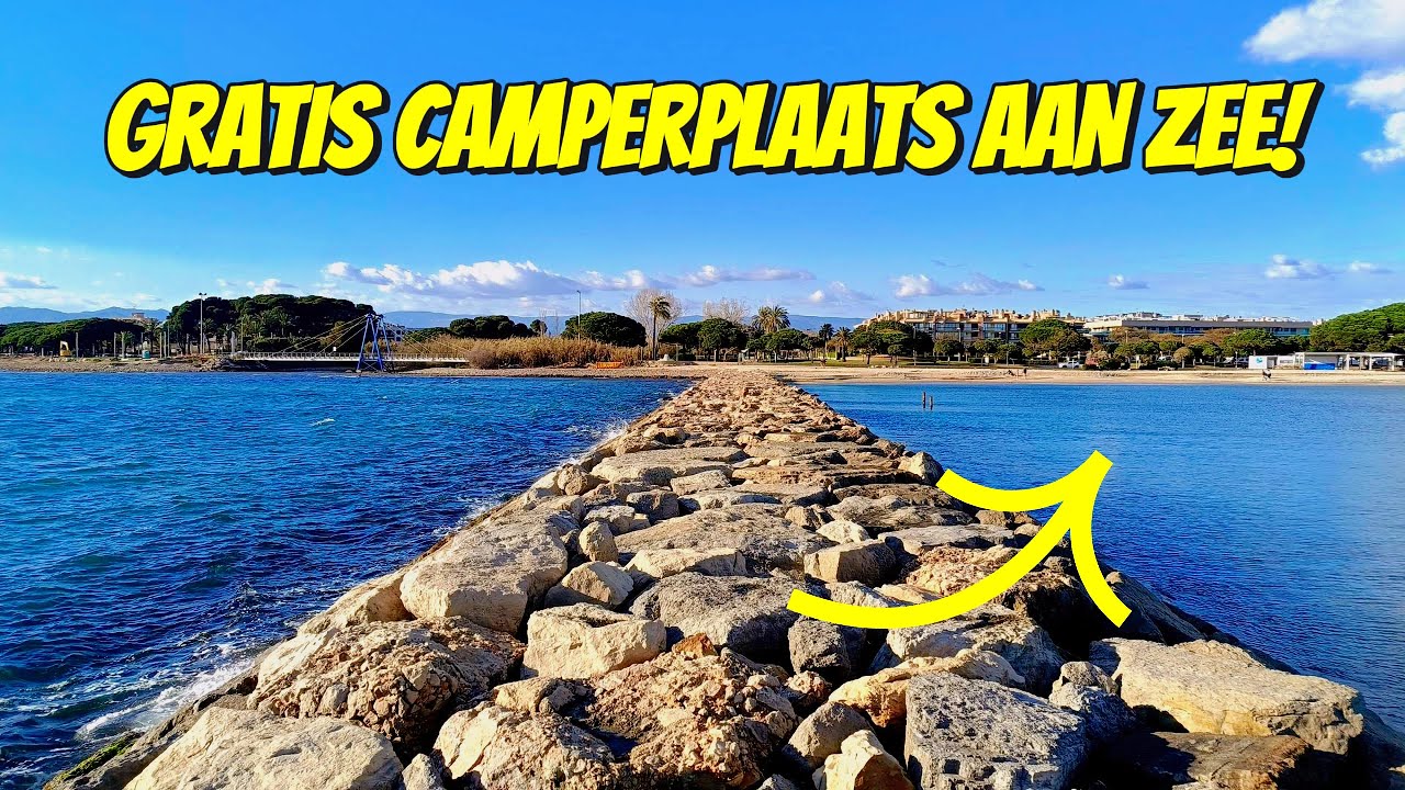 MET PRACHTIG WEER AAN DE SPAANSE KUST AANGEKOMEN MET DE CAMPER #442
