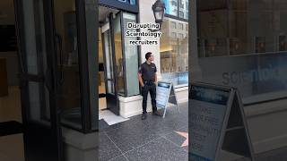 DISRUPTING SCIENTOLOGIST RECRUITERS: Warning Community About Scientology #dianetics #scientologist