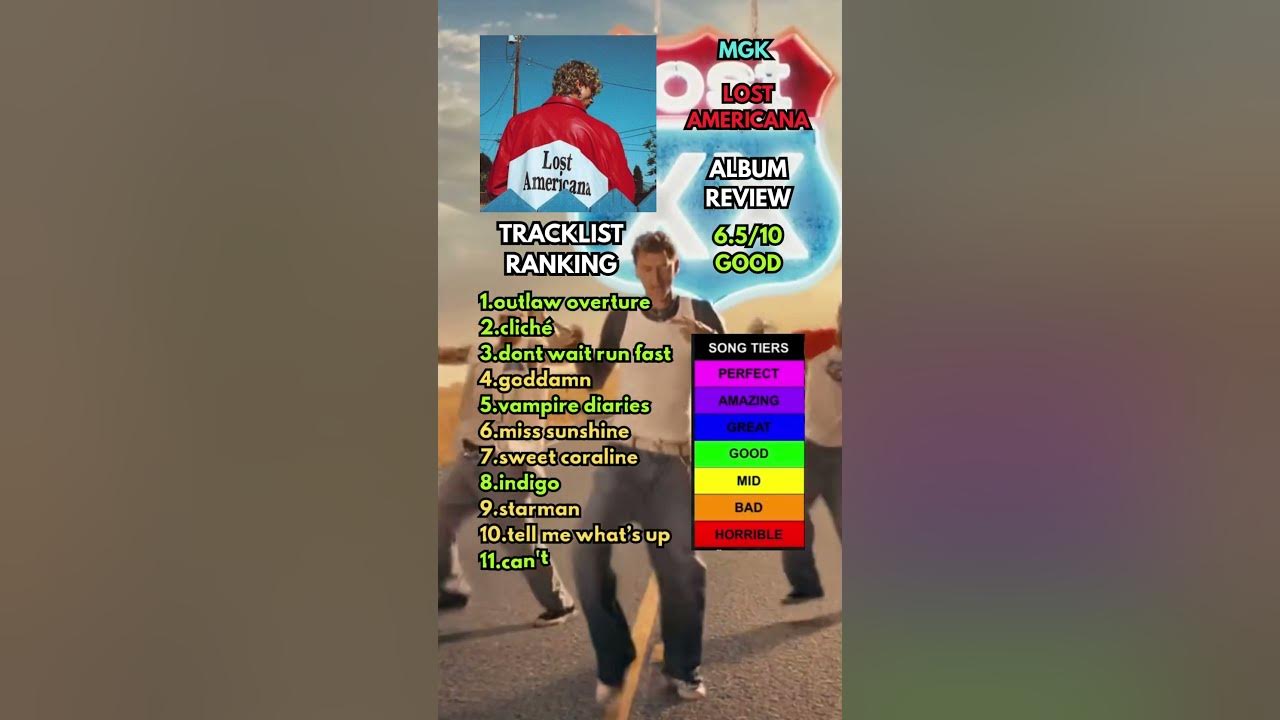 Machine Gun Kelly Lost Americana — Quick Reaction & Album Review 🎸🔥#shorts #albumreaction