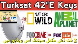 Turksat 42E New Update Complete Settings