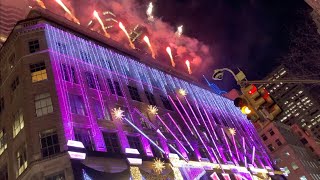 Elton John \& NYC Saks Fifth Avenue Holiday Windows Unveiling Light Show 2022