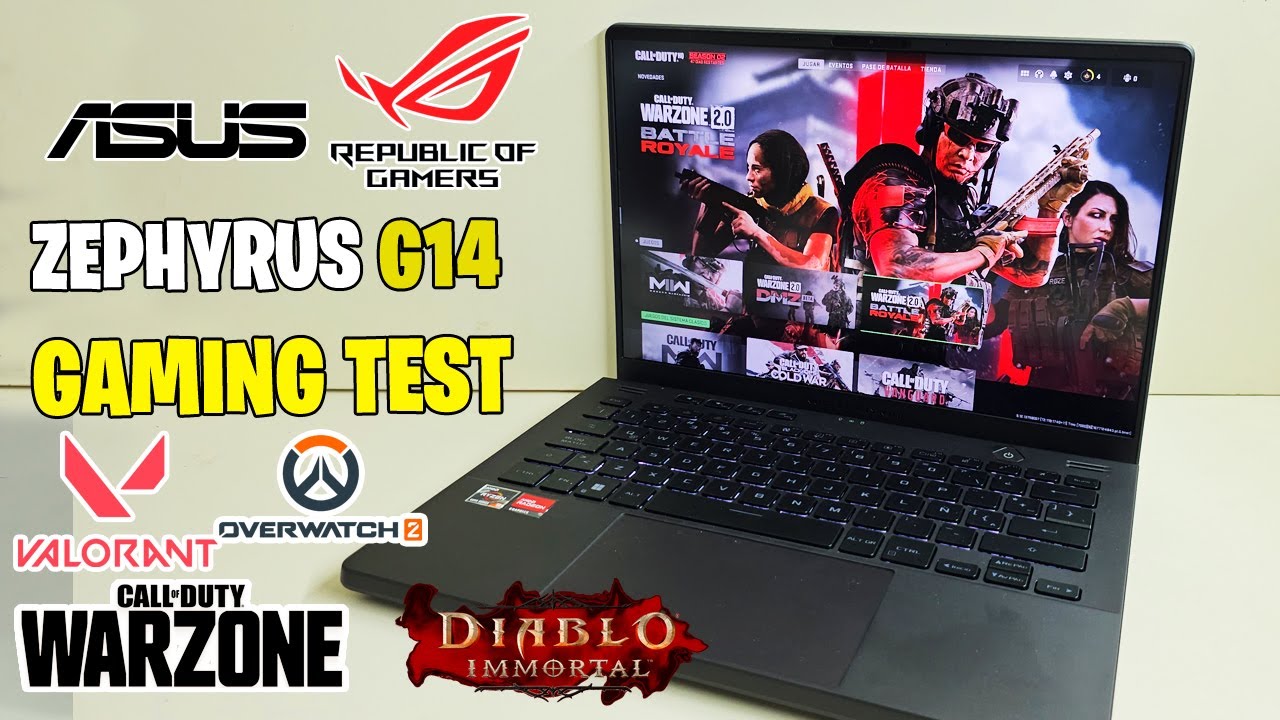 ASUS ROG Zephyrus G14: Gaming Test: COD Warzone, Diablo y Overwatch ...
