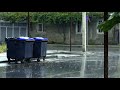 Real Rain Sounds and Thunder - Heavy rain for sleeping, Relaxing, Studying