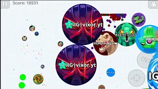 DUO WITH A RETIRED PRO'S FIRST GAME BACK?! | Agario Mobile Duo | Sexy Bait
