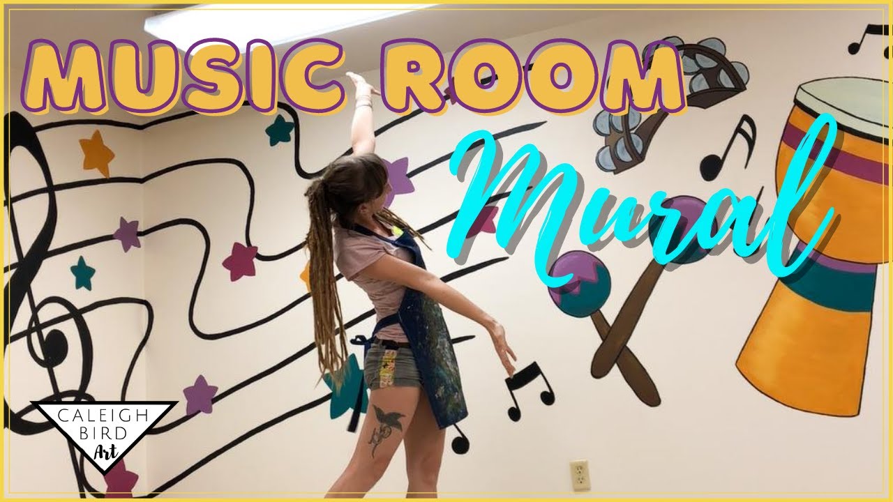 Music Room Mural - YouTube