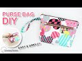 DIY Easy & Simple Cute Purse Bag | Double Zipper Pouch Tutorial [sewingtimes]