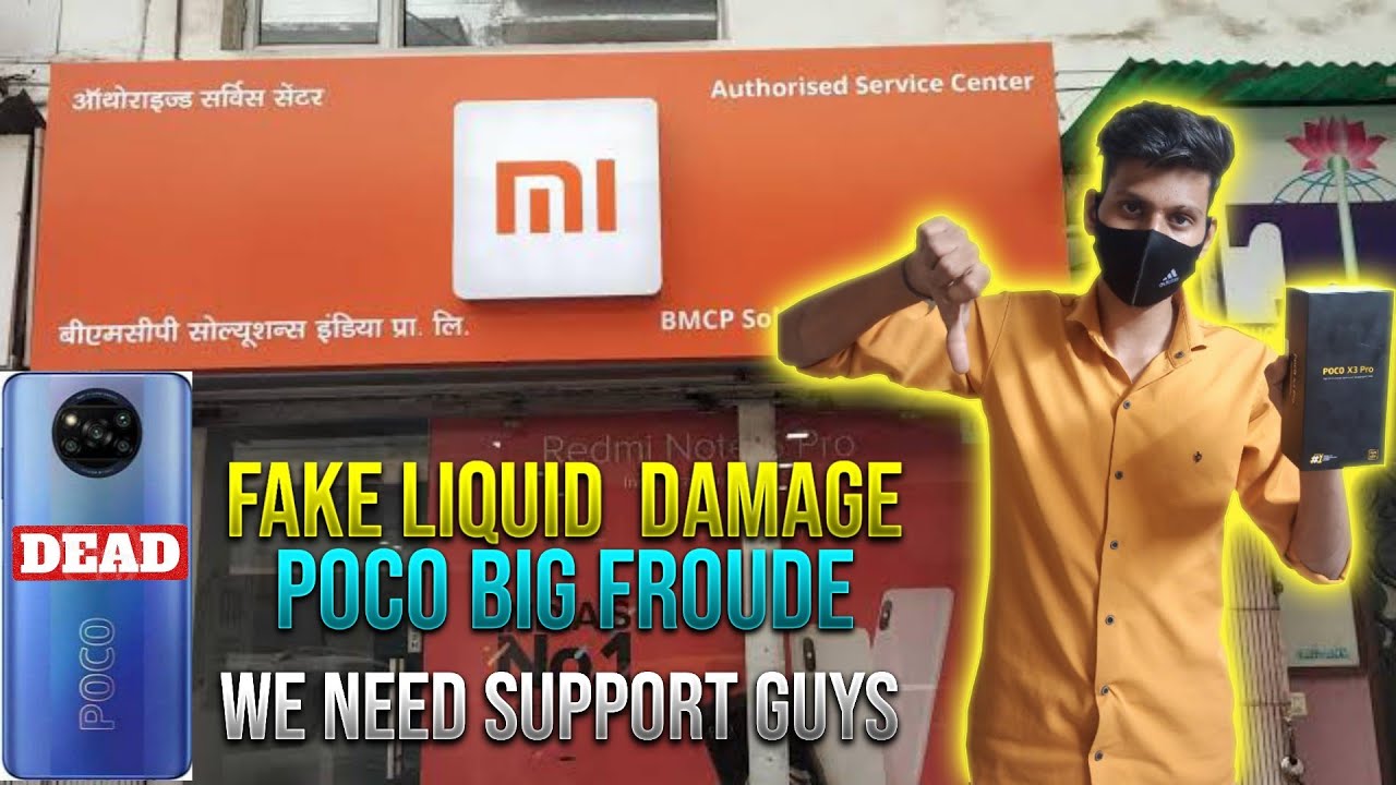 Poco x3 Pro Dead |😡Mi Service Centre EXPOSE | Fake Water Damage Motherboard Problem | Poco x3 Pro