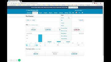 Entering Bills in Xero