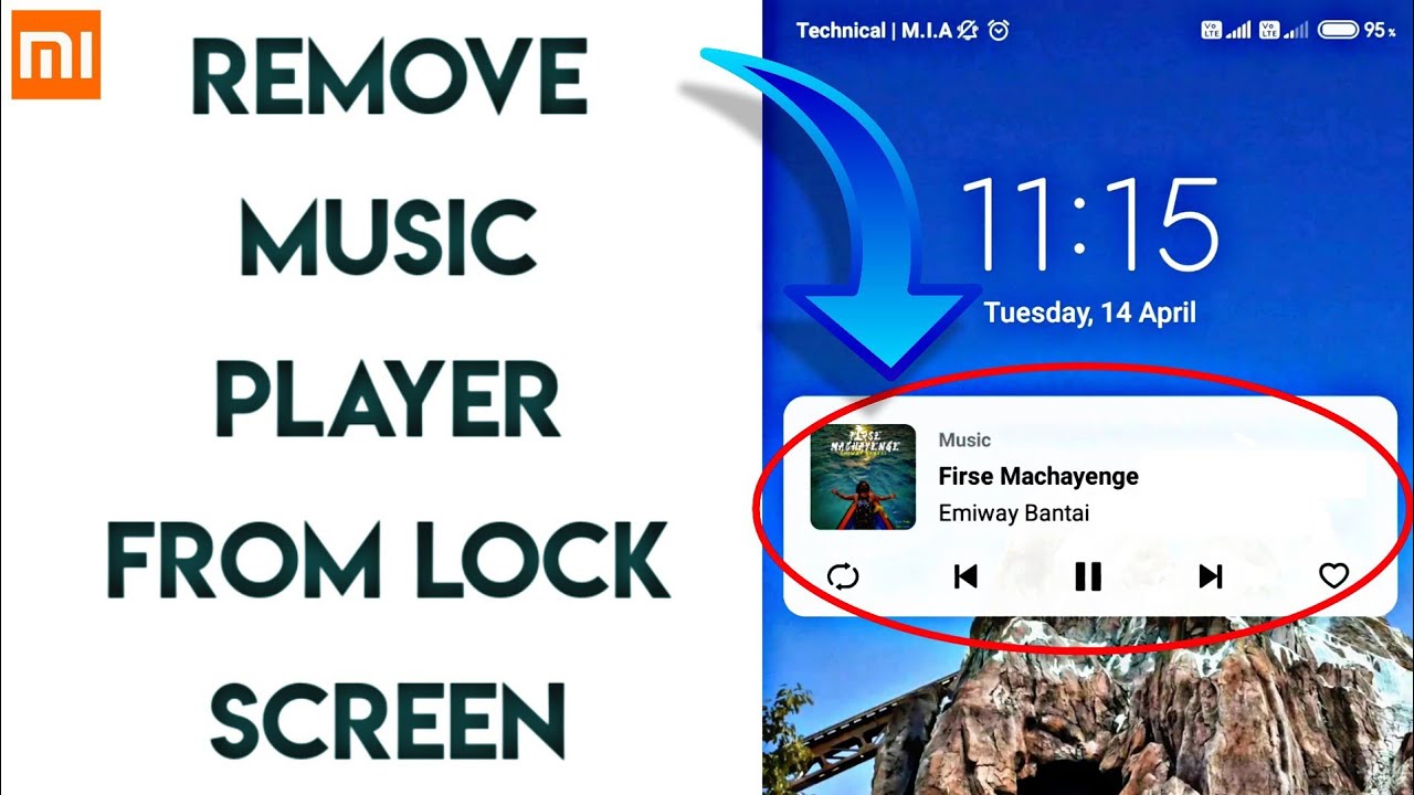 How To Remove Music Player From Lock Screen On Xiaomi Redmi Phone